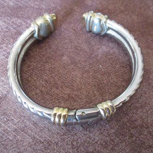 Women's Gold/Silver Tone Cuff Bracelet